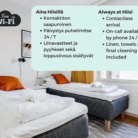 Апартаменты Hiisi Homes Muotiala Тампере
